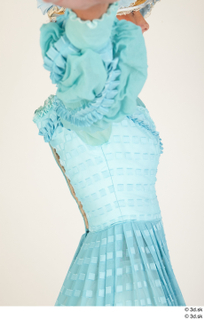 Photos Woman in Historical Civilian dress 5 19th century blue…